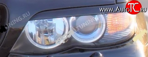1 829 р. Реснички на фары Drive BMW X5 E53 дорестайлинг (1999-2003) (Неокрашенные)