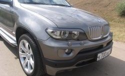 3 149 р. Реснички Storm на фары  BMW X5  E53 (1999-2003) (Неокрашенные). Увеличить фотографию 2