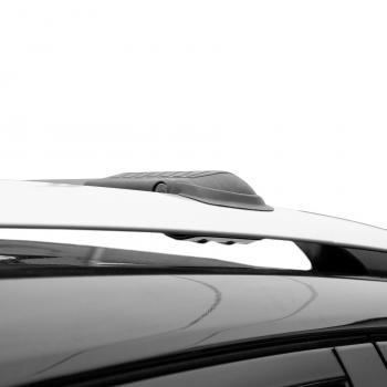 10 199 р. Багажник в сборе LUX Хантер L46 Mercedes-Benz ML class W163 дорестайлинг (1997-2001) (аэро-трэвэл (104-114 см), серый). Увеличить фотографию 8