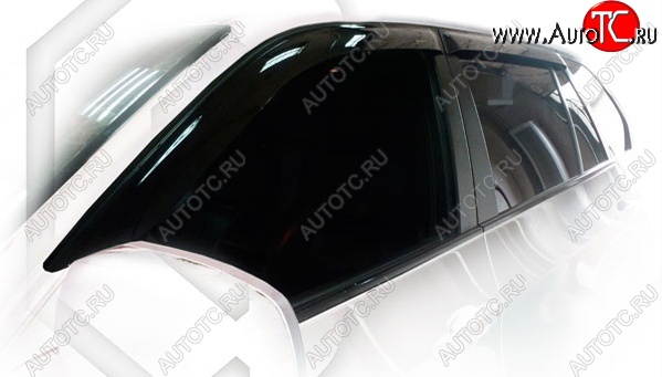 2 099 р. Дефлектора окон CA-Plastic  BMW X5  E70 (2006-2013) (Classic полупрозрачный, Без хром.молдинга)