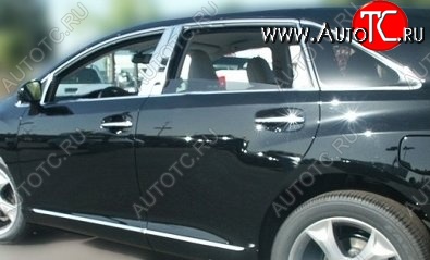 41 799 р. Накладки на стойки дверей СТ BMW X5 E70 дорестайлинг (2006-2010) (Неокрашенные)