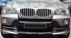 46 999 р. Накладка на передний бампер CT BMW X5 E70 дорестайлинг (2006-2010) (Неокрашенная). Увеличить фотографию 1