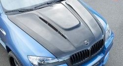 32 249 р. Пластиковый капот Hamman Style  BMW X6  E71 (2008-2014) (Неокрашенный). Увеличить фотографию 3