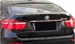3 149 р. Накладка на крышку багажника СТ  BMW X6  E71 (2008-2014). Увеличить фотографию 3