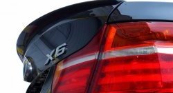 3 399 р. Лип спойлер АВТОКРАТ  BMW X6  E71 (2008-2014) (Неокрашенный). Увеличить фотографию 7