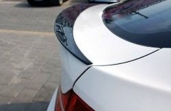 3 899 р. Лип спойлер Tuning-Sport BMW X6 E71 рестайлинг (2012-2014) (Неокрашенный). Увеличить фотографию 1