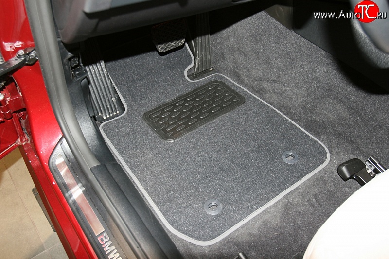 1 664 р. Коврики в салон Element 4 шт. (текстиль) BMW 3 серия E91 универсал рестайлинг (2008-2012) (Черные)