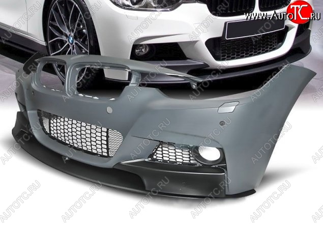 35 449 р. Передний бампер M-performance BMW 3 серия F30 седан дорестайлинг (2012-2015) (Неокрашенный)