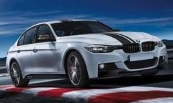 22 199 р. Пороги накладки M-performance BMW 3 серия F30 седан дорестайлинг (2012-2015) (Неокрашенные). Увеличить фотографию 3