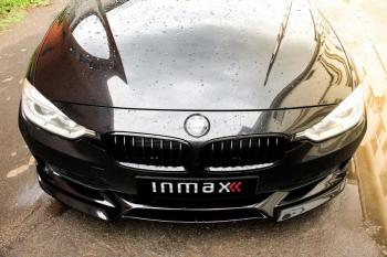 12 999 р. Юбка переднего бампера (Sport,Luxury, SE) INMAX  BMW 3 серия ( F30,  F31) (2012-2015) (Неокрашенный). Увеличить фотографию 3