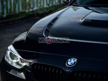 47 899 р. Капот с жабрами  BMW 3 серия  F30 (2012-2015) (Неокрашенный). Увеличить фотографию 5