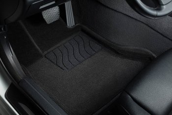 Коврики в салон SEINTEX 3D ВОРС (комплект) BMW (БМВ) 3 серия  F30 (2012-2018) F30 седан дорестайлинг, седан рестайлинг  (Цвет: черный)