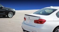 3 399 р. Лип спойлер M АВТОКРАТ BMW 3 серия F30 седан дорестайлинг (2012-2015) (Лезвие, Неокрашенный). Увеличить фотографию 7