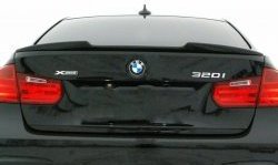 8 239 р. Лип спойлер BS v2 BMW 3 серия F30 седан рестайлинг (2015-2018) (Неокрашенный). Увеличить фотографию 2