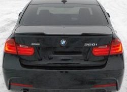 8 239 р. Лип спойлер BS v2 BMW 3 серия F30 седан рестайлинг (2015-2018) (Неокрашенный). Увеличить фотографию 3