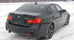 8 239 р. Лип спойлер BS v2 BMW 3 серия F30 седан рестайлинг (2015-2018) (Неокрашенный). Увеличить фотографию 4