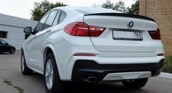 8 799 р. Лип спойлер BS BMW X4 F26 (2014-2018) (Неокрашенный). Увеличить фотографию 3