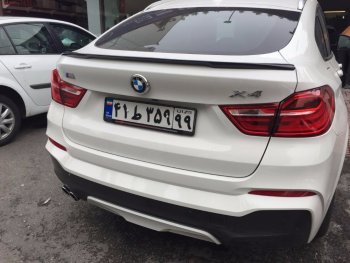 4 999 р. Спойлер багажника PERFORMANCE BMW X4 F26 (2014-2018) (Неокрашенный). Увеличить фотографию 2