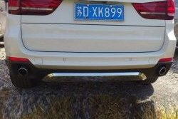5 399 р. Диффузор на задний бампер SuvStyle  BMW X5  F15 (2013-2018) (Неокрашенная). Увеличить фотографию 2