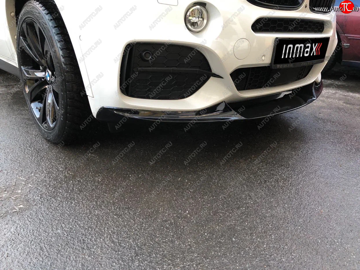 17 999 р. Сплиттер переднего бампера M-Performance  BMW X5  F15 (2013-2018) (цвет: черный глянец)