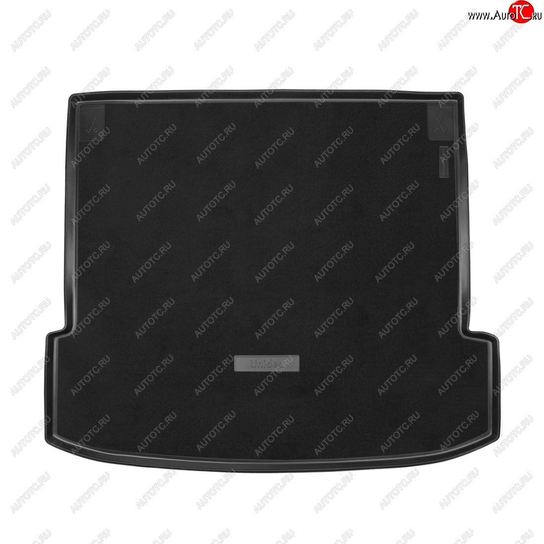 3 479 р. Комбинированый коврик багажника Unidec BMW X6 G06 (2019-2024) (Чёрный)