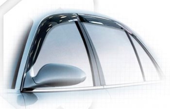 1 999 р. Дефлектора окон CA-Plastic  Buick Regal (2005-2008) (Classic полупрозрачный, Без хром молдинга). Увеличить фотографию 1