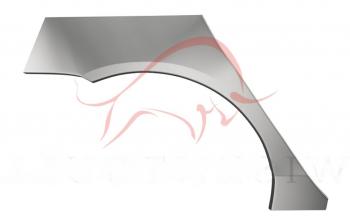 2 189 р. Правая задняя ремонтная арка (внешняя) Wisentbull BYD F3 хэтчбек (2005-2014). Увеличить фотографию 1