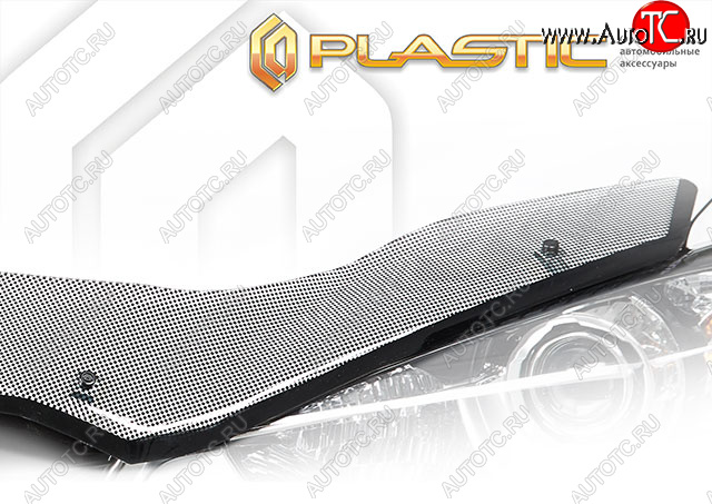 2 699 р. Дефлектор капота CA-Plastic Exclusive  BYD Song Plus (2020-2024) (шелкография черная, без надписи)