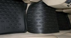 4 199 р. Коврики в салон Element 4 шт. (полиуретан) Cadillac CTS седан (2007-2013) (Черный). Увеличить фотографию 2