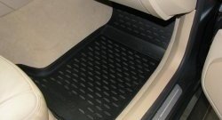 3 869 р. Коврики в салон Element 4 шт. (полиуретан)  Cadillac CTS  седан (2007-2013) (Черный). Увеличить фотографию 4
