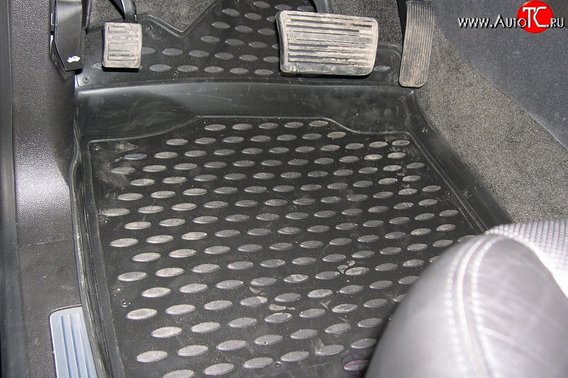 3 099 р. Коврики в салон Element 4 шт. (полиуретан) Cadillac Escalade GMT926 джип 5 дв. короткая база (2006-2014) (Черные)
