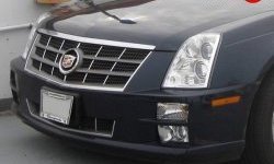 11 399 р. Передний бампер Standart Cadillac STS седан рестайлинг (2008-2012) (Неокрашенный). Увеличить фотографию 1