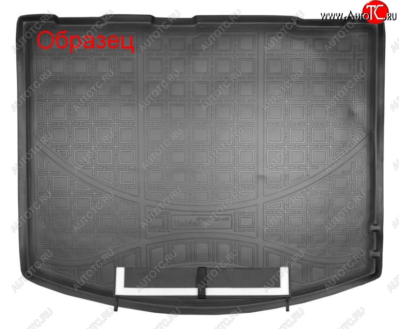 2 689 р. Коврик в багажник Norplast  Changan CS75 (2013-2017) (Черный с фартуком)