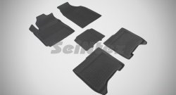 Износостойкие коврики в салон с высоким бортом SeiNtex Premium 4 шт. (резина) Chery Bonus 3 (A19) седан (2013-2016)