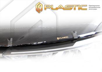 2 399 р. Дефлектор капота CA-Plastic  Chery Tiggo 7 Pro Max  T1E (2022-2024) (шелкография черная). Увеличить фотографию 1