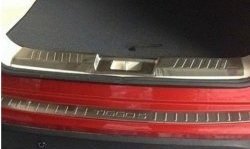 5 499 р. Металлический порожек в багажник автомобиля СТ Chery Tiggo 5 (T21) дорестайлинг (2014-2017). Увеличить фотографию 1