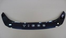 999 р. Дефлектор капота (рестайлинг) Russtal Chery Tiggo T11 рестайлинг (2013-2016). Увеличить фотографию 1