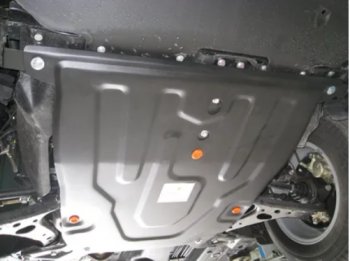 4 899 р. Защита картера двигателя и КПП (V-2,4) Alfeco  Chery Tiggo T11 (2005-2013) (Сталь 2 мм). Увеличить фотографию 1
