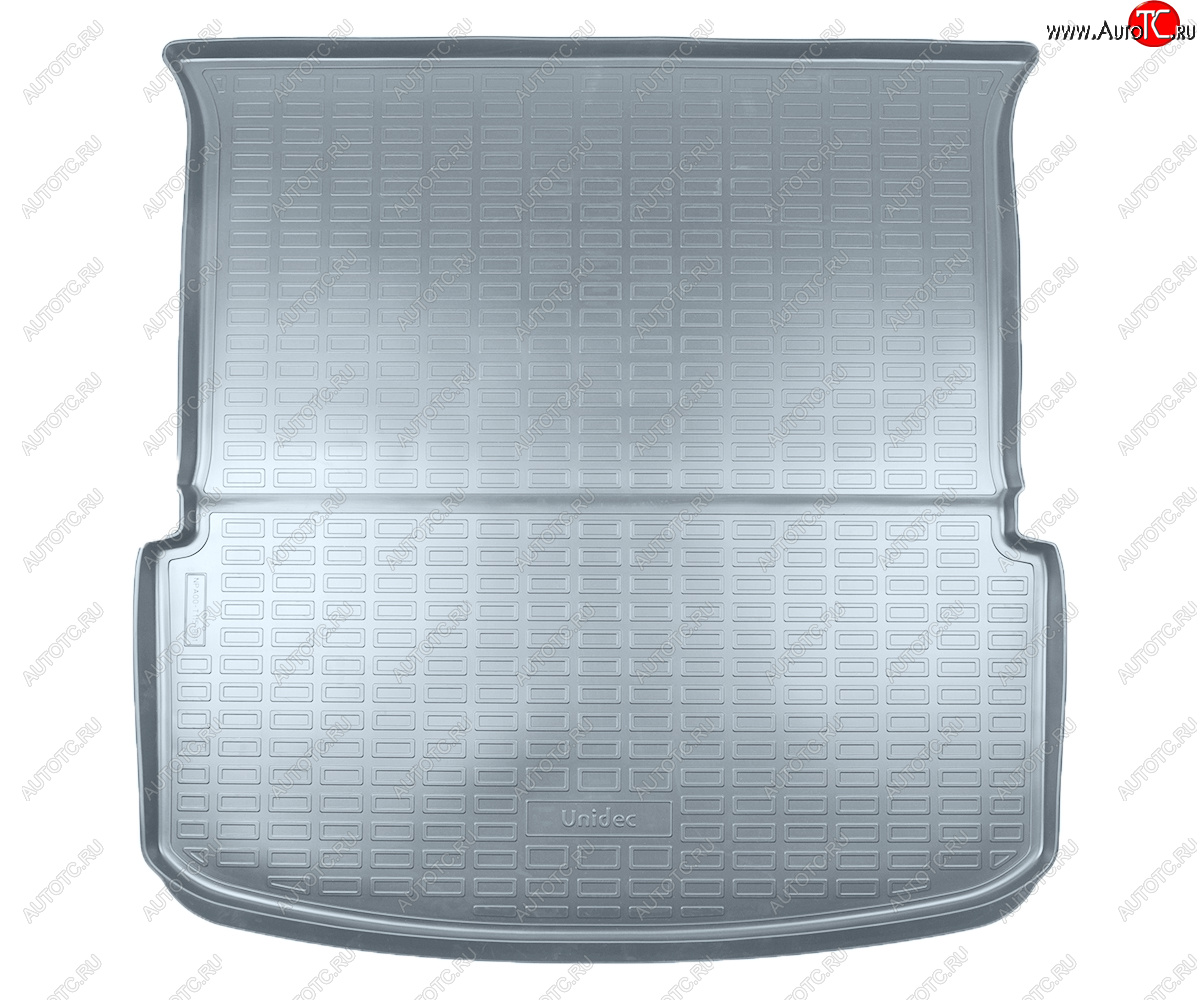 2 249 р. Коврик багажника Norplast Unidec (сложенный 3 ряд)  EXEED VX (2020-2024) (серый)
