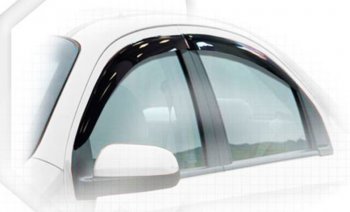 2 169 р. Дефлектора окон CA-Plastic  Chevrolet Nexia (2020-2024) (Classic полупрозрачный, Без хром молдинга). Увеличить фотографию 1