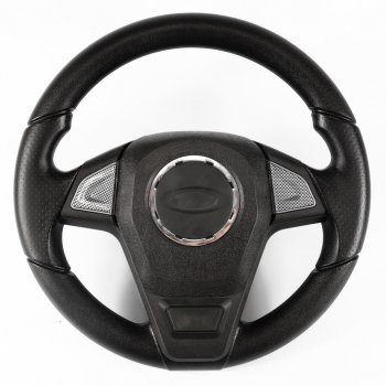 2 779 р. Рулевое колесо Барс-Т Премиум (Ø360 мм, под знак Lada)  Chevrolet Niva 2123 - Niva 2123, Лада 2110 седан - Приора 21728 купе. Увеличить фотографию 2