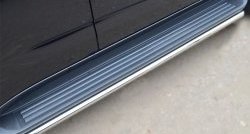 13 849 р. Защита порогов из круглой трубы диаметром 42 мм Russtal  Chevrolet Trailblazer  GM800 (2012-2016). Увеличить фотографию 3