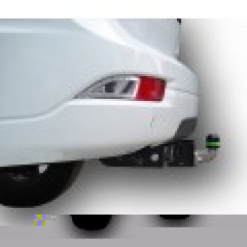 Фаркоп Лидер Плюс (съемный шар тип F, с нержавеющей пластиной) Chevrolet Trailblazer GM800 рестайлинг (2016-2020)