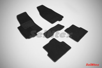 Износостойкие коврики в салон SeiNtex Premium LUX 4 шт. (ворсовые) Chevrolet Aveo T300 хэтчбек (2011-2015)