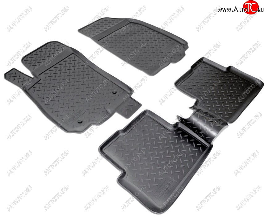 1 999 р. Комплект ковриков в салон Norplast Unidec  Chevrolet Aveo  T300 (2011-2015) (Цвет: черный)