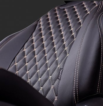 16 749 р. Чехлы для сидений Lord Autofashion Байрон (экокожа, спинка 60/40, 2 г-образных подголовника)  Chevrolet Aveo  T300 (2011-2015) (Черный, вставка черная, строчка бежевая). Увеличить фотографию 2