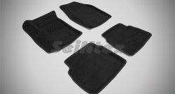 Износостойкие коврики в салон 3D CHEVROLET AVEO черные (компл) Chevrolet (Шеаролет) Aveo (Авео)  T200 (2002-2008) T200 хэтчбек 5 дв, седан