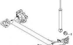359 р. Полиуретановый сайлентблок амортизатора задней подвески (нижнее крепление) Точка Опоры Chevrolet Kalos (2003-2008). Увеличить фотографию 2