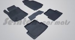 Износостойкие коврики в салон с высоким бортом SeiNtex Premium 4 шт. (резина) Chevrolet Cobalt седан дорестайлинг (2011-2016)