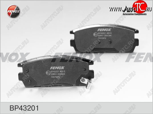 1 289 р. Колодка заднего дискового тормоза FENOX Chevrolet Captiva 1-ый рестайлинг (2011-2013)